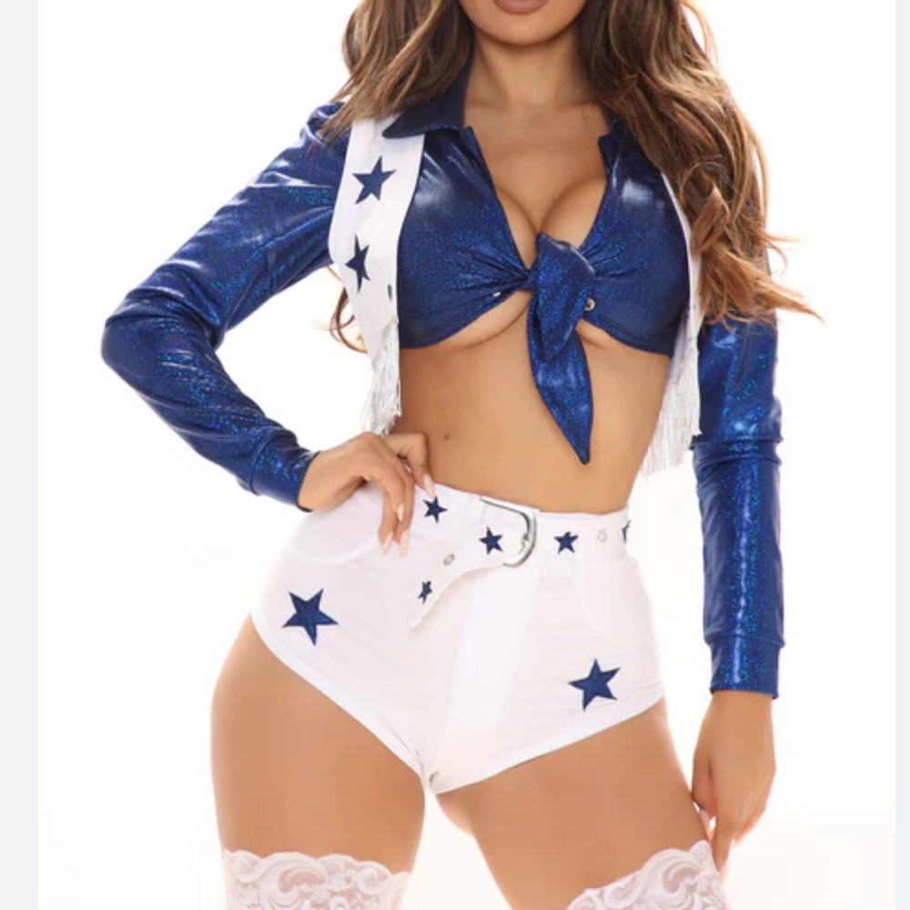 Fashion Nova Dallas Cowboys Cheerleader Halloween Costume